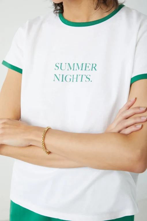 CONTRAST TRIM TEE