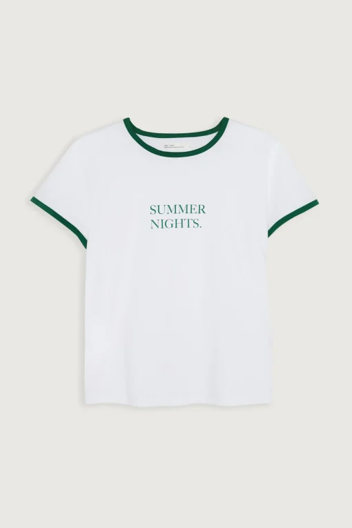 CONTRAST TRIM TEE