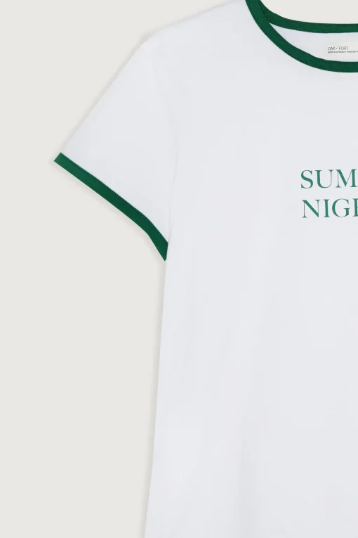 CONTRAST TRIM TEE