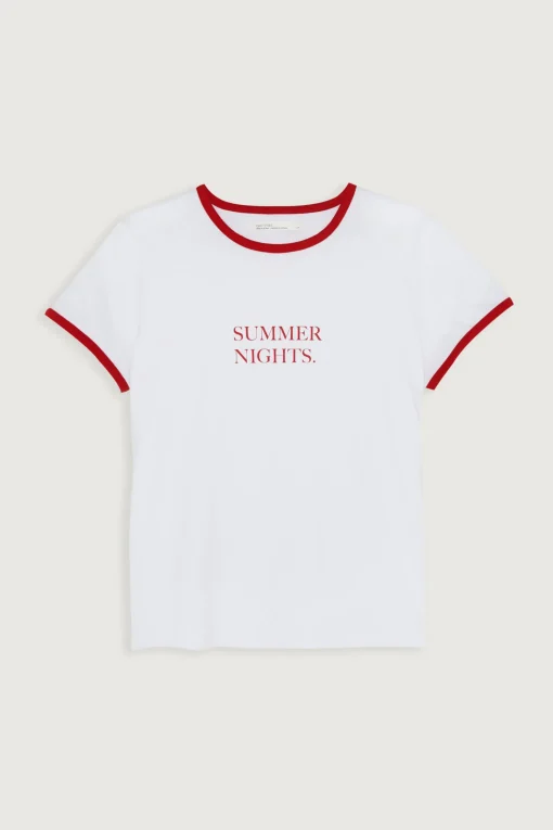 CONTRAST TRIM TEE