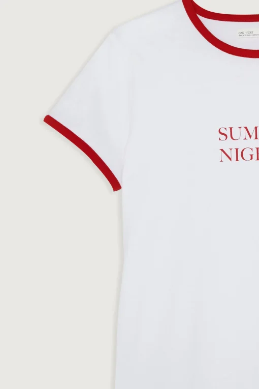 CONTRAST TRIM TEE