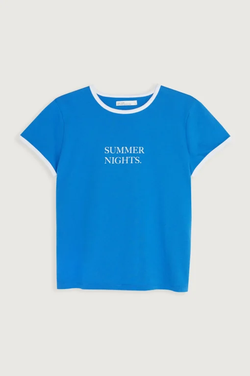 CONTRAST TRIM TEE