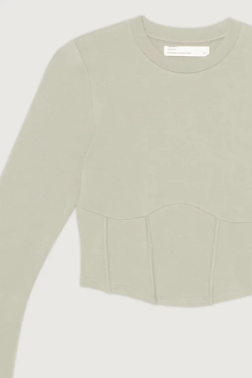 CORSET LONG SLEEVE TOP