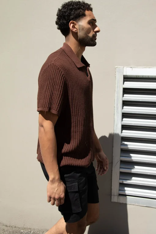 COTTON LINEN CARGO SHORT