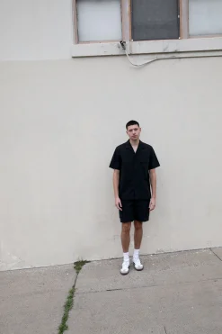 COTTON NYLON CARGO SHIRT