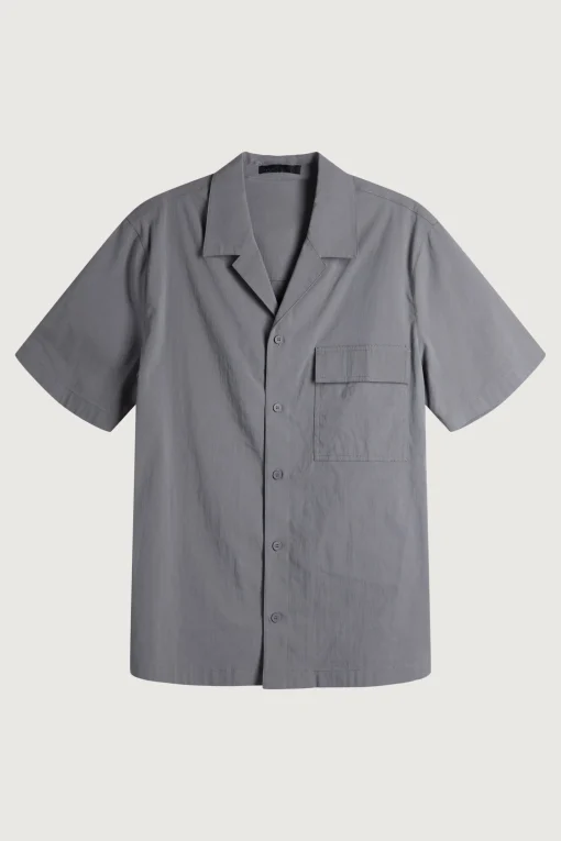 COTTON NYLON CARGO SHIRT