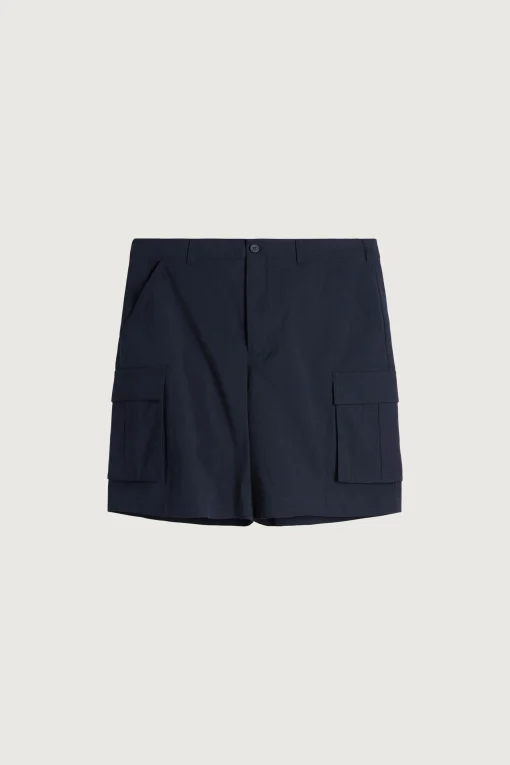 COTTON NYLON CARGO SHORT