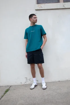 COTTON NYLON CARGO SHORT
