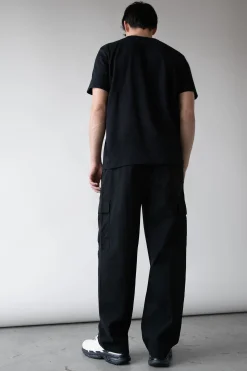COTTON NYLON RELAXED FIT CARGO PANT