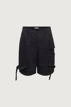 COTTON NYLON TWILL CARGO SHORT