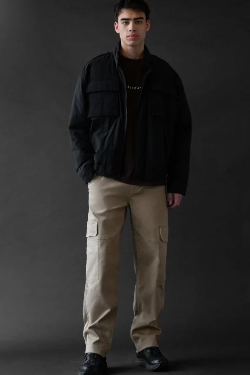 COTTON TWILL CARGO PANT