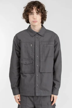 COTTON-TWILL BUTTON UP SHIRT