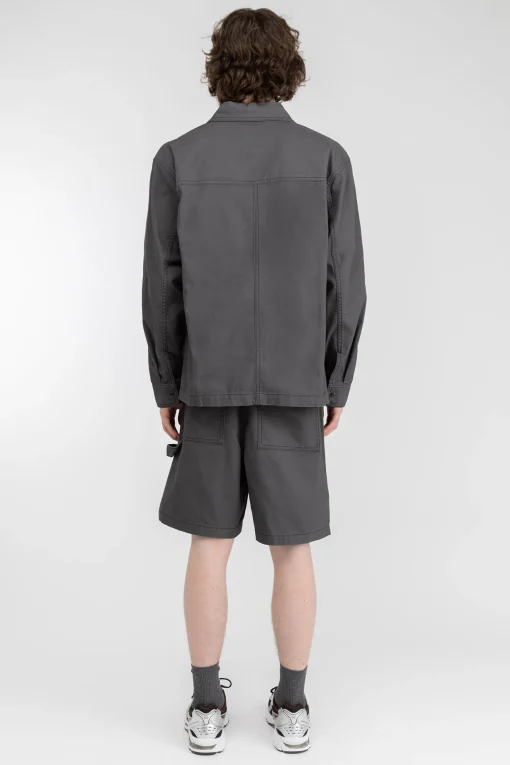 COTTON-TWILL BUTTON UP SHIRT