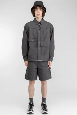COTTON-TWILL CARGO SHORT