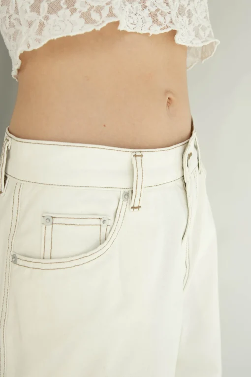 COTTON-TWILL STRAIGHT LEG CARGO PANT