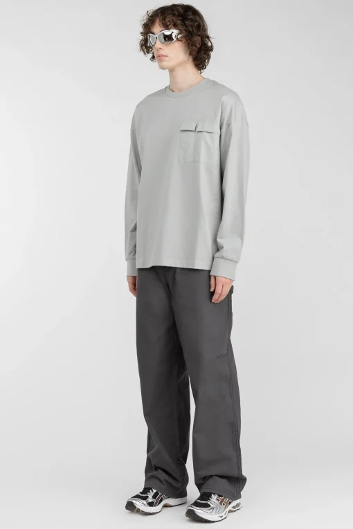 COTTON-TWILL STRAIGHT LEG CARGO PANT