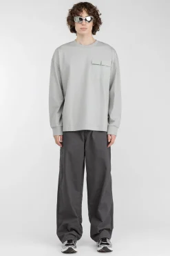 COTTON-TWILL STRAIGHT LEG CARGO PANT