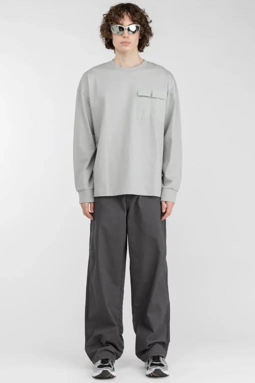 COTTON-TWILL STRAIGHT LEG CARGO PANT