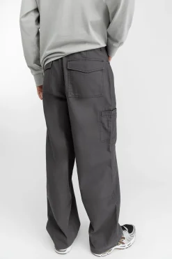 COTTON-TWILL STRAIGHT LEG CARGO PANT