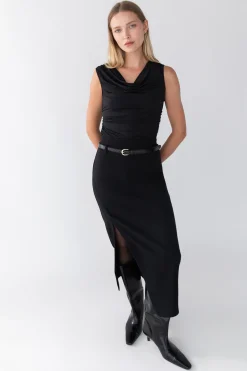 COWL NECK TANK TOP
