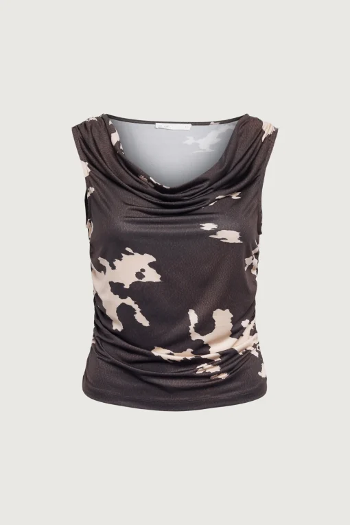 COWL NECK TANK TOP