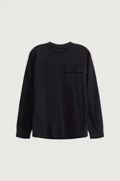CREWNECK SWEATSHIRT WITH CARGO POCKET