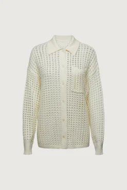 CROCHET COLLARED COVERUP