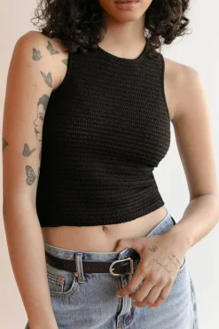 CROCHET KNIT TANK