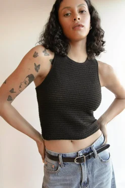 CROCHET KNIT TANK