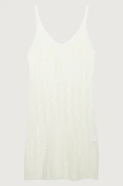 CROCHET MINI DRESS COVERUP