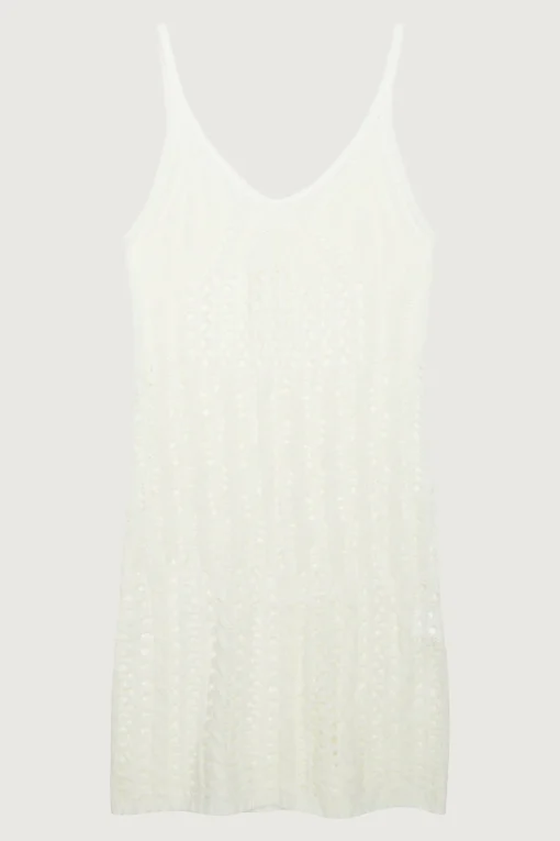 CROCHET MINI DRESS COVERUP