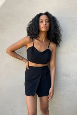 CROPPED BUSTIER TANK
