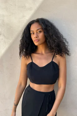 CROPPED BUSTIER TANK