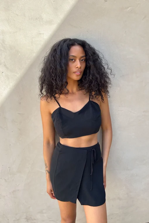 CROPPED BUSTIER TANK