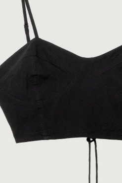 CROPPED BUSTIER TANK