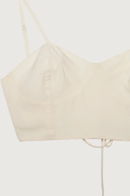 CROPPED BUSTIER TANK