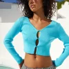 CROPPED BUTTON FRONT CARDIGAN