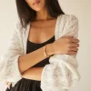 CROPPED CABLE KNIT CARDIGAN