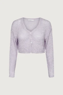 CROPPED CROCHET CARDIGAN