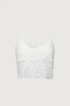CROPPED LACE TANK TOP