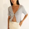 CROPPED OPEN FRONT CARDIGAN
