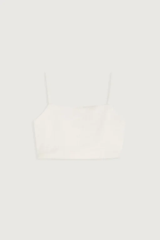 CROPPED PONTE KNIT TANK