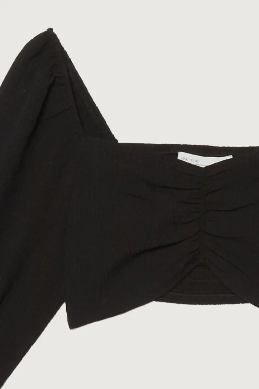CROPPED PUFF SLEEVE TOP
