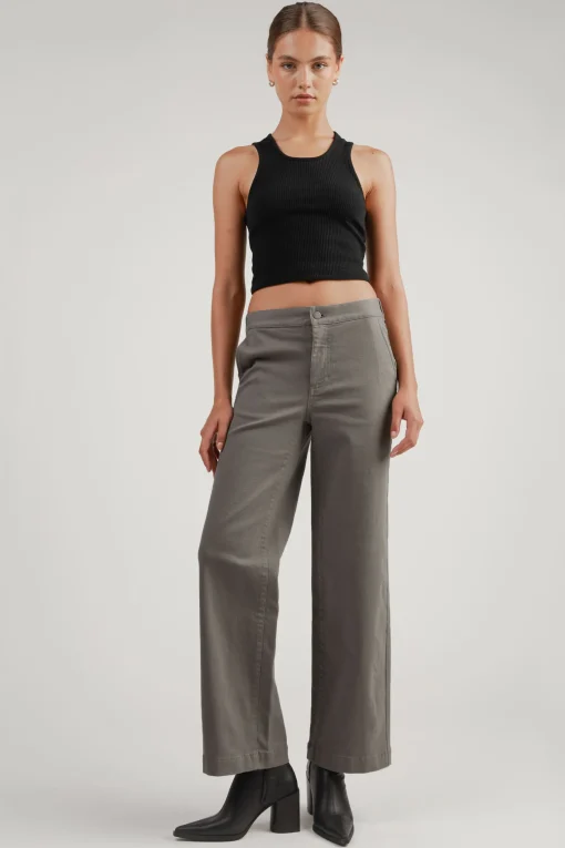 CROPPED RIBBED TANK