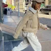 CROPPED SHERPA JACKET