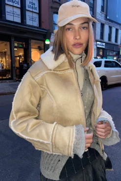 CROPPED SHERPA JACKET