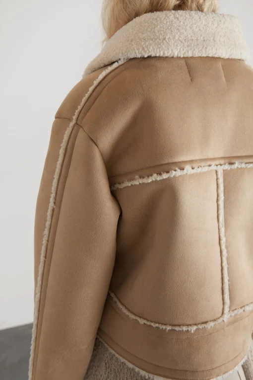 CROPPED SHERPA JACKET