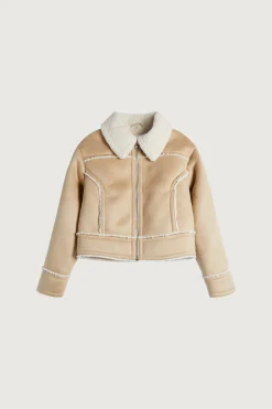 CROPPED SHERPA JACKET