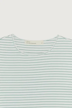 CROPPED STRIPED TEE