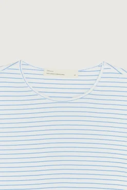 CROPPED STRIPED TEE